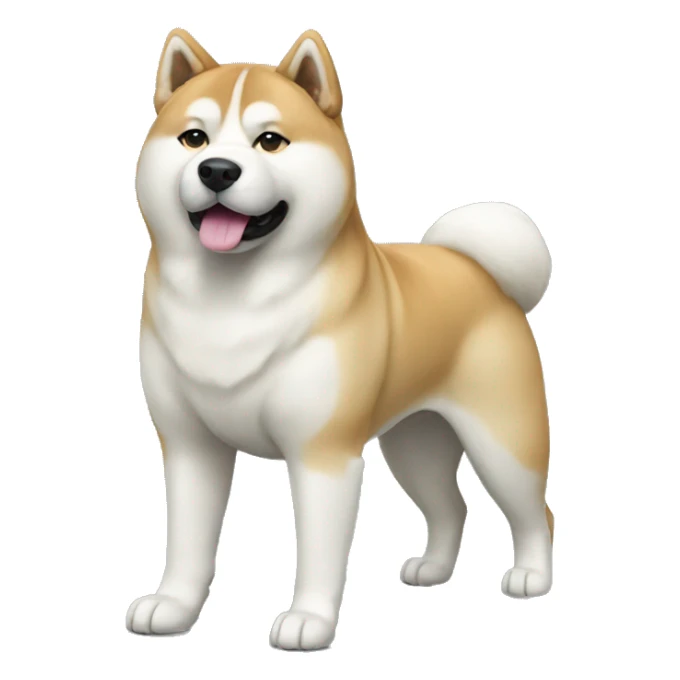 Akita Dog Breed Full Body sticker