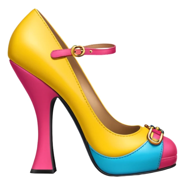 Moschino spam design can shoe   sticker