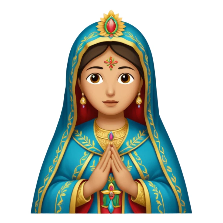 virgen de Santa María de Guadalupe sticker
