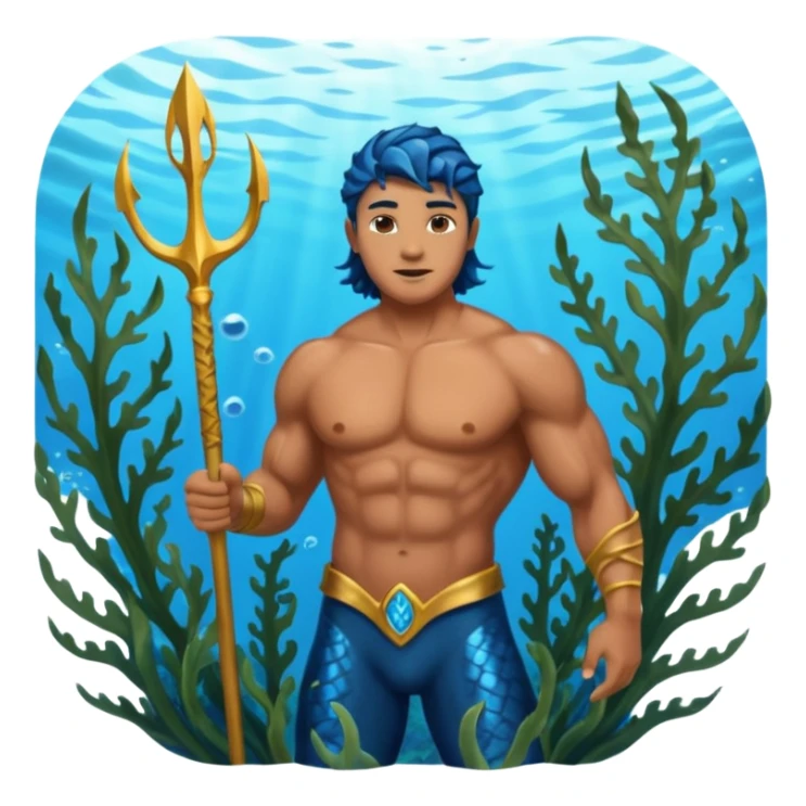 atlantis man OF THE SEA sticker