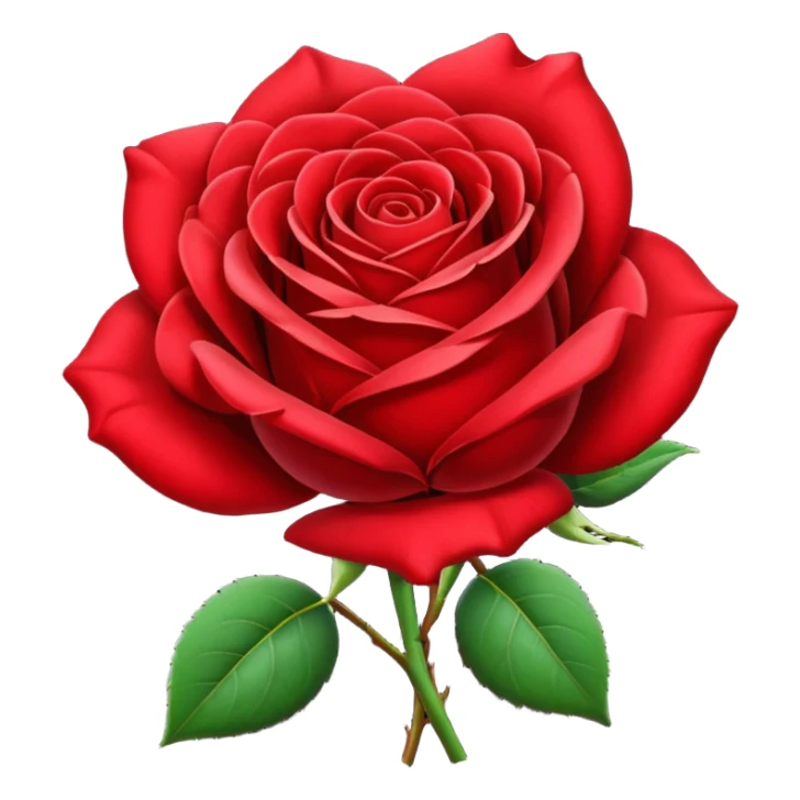 create a emoji of rose  sticker