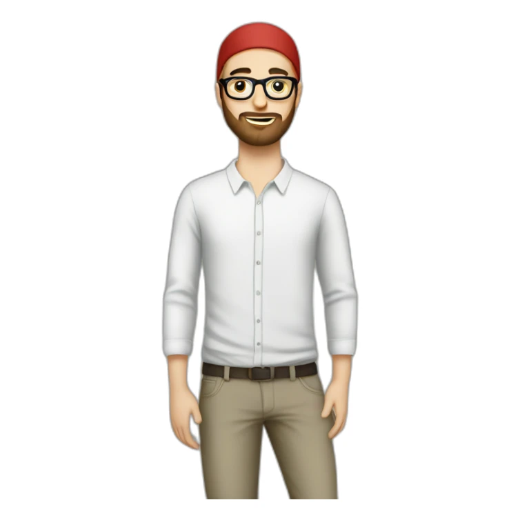 White-muslim-hipster-lad-palestine sticker