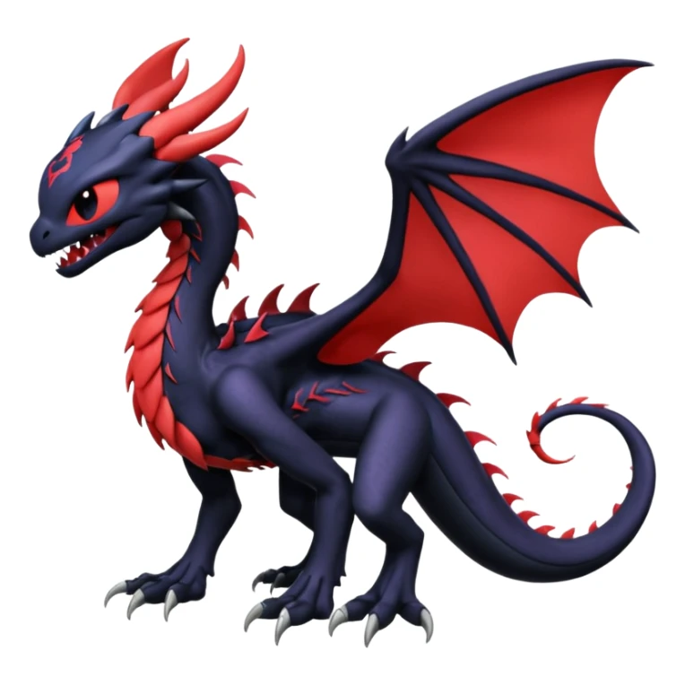 Venom-Stitch-Toothless-Yveltal-Lunala-Fakémon-hybrid-creature (full body)  sticker