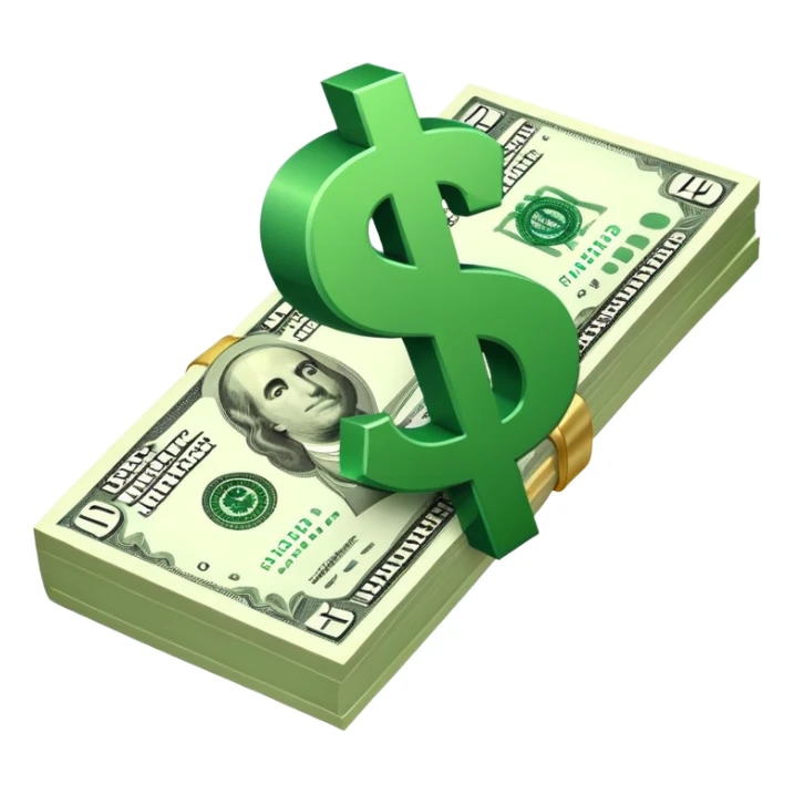 money leverage financial multiplier with dollar sign sticker