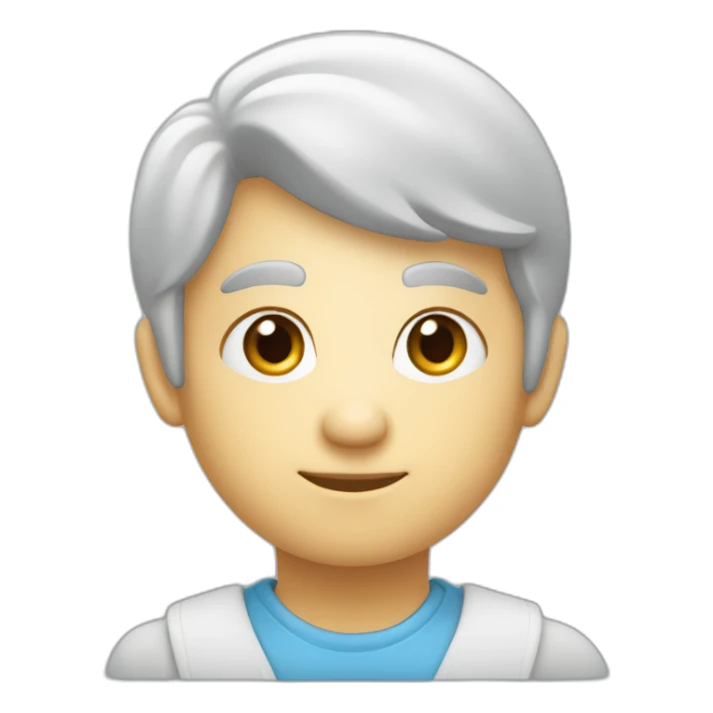 Rond bleu claire avec une confirmation à l’intérieur  sticker