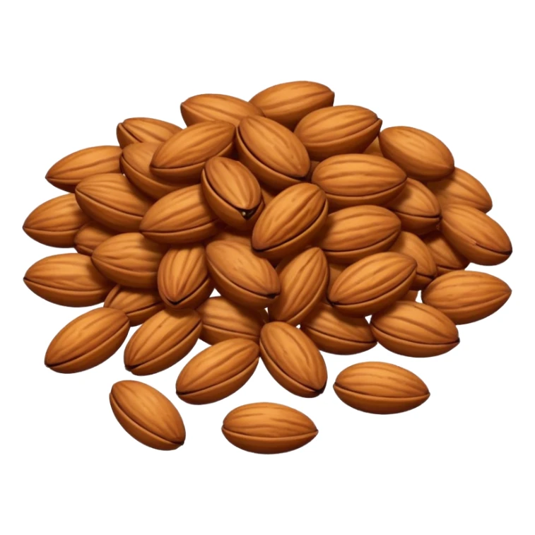 roasted almonds from christmas market sticker