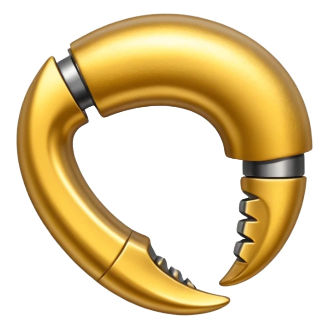 Clip claw for hair  sticker