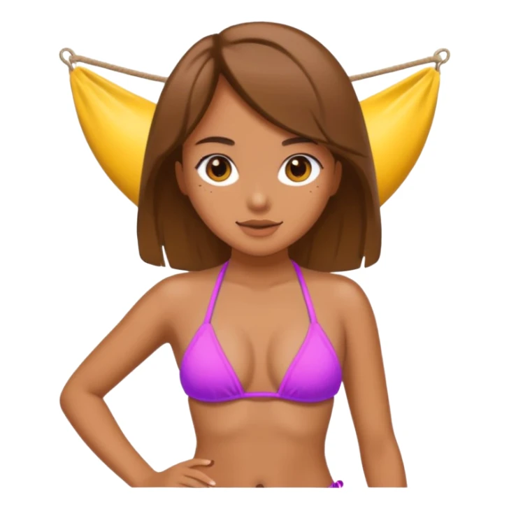 Big booty girl sticker