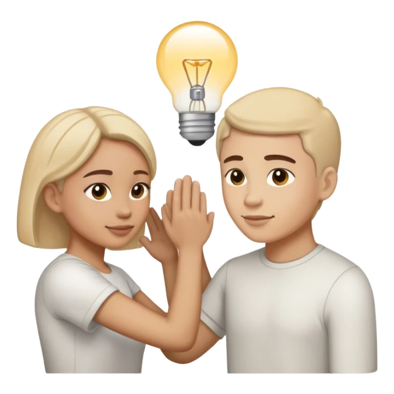 Person helping another person up, showing support and building trust sticker