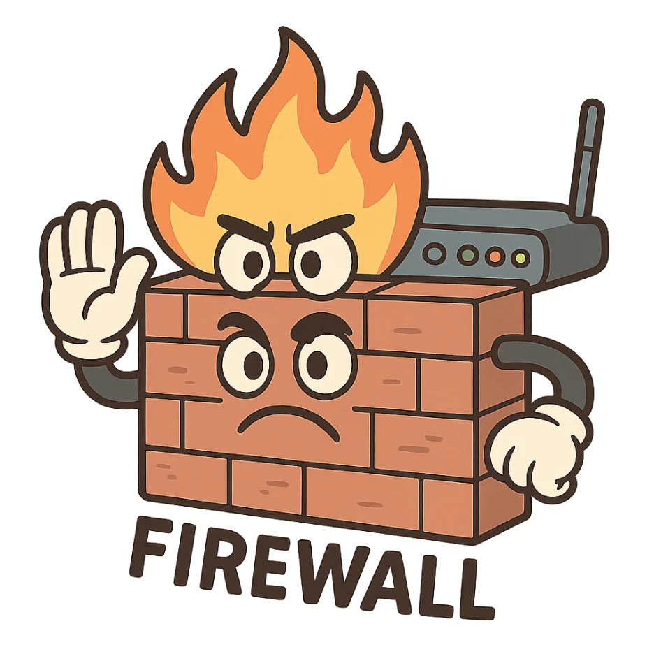 network firewall sticker