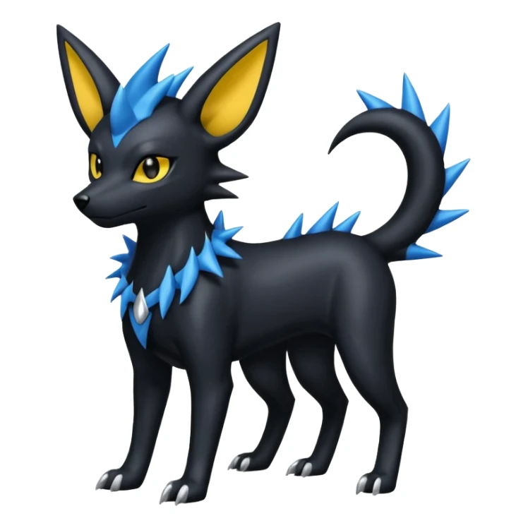 Luxray-Umbreon-Houndoom-Pokémon-Fakémon-hybrid-creature sticker