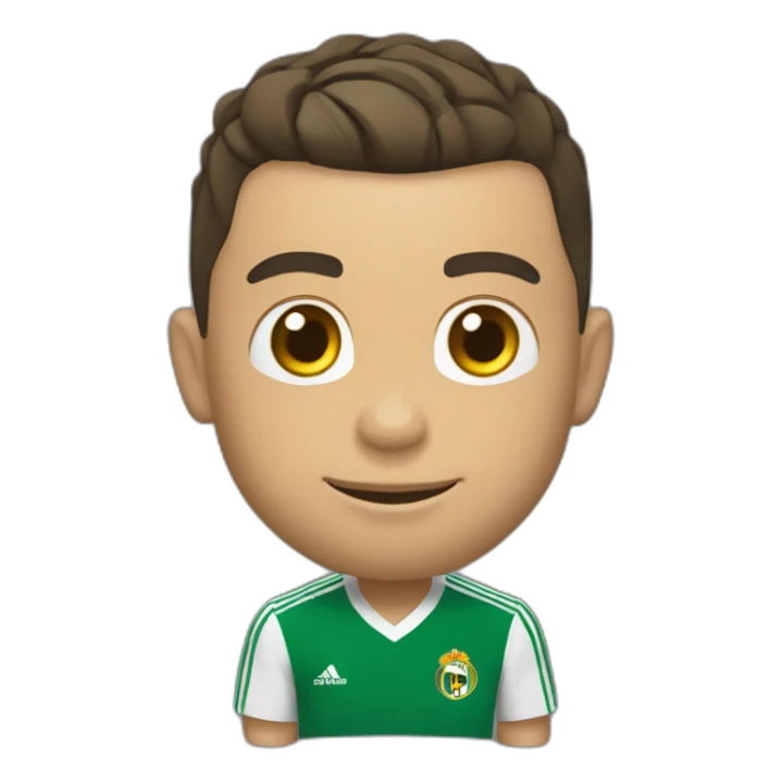 Cristiano Ronaldo avec le ballon d’or sticker