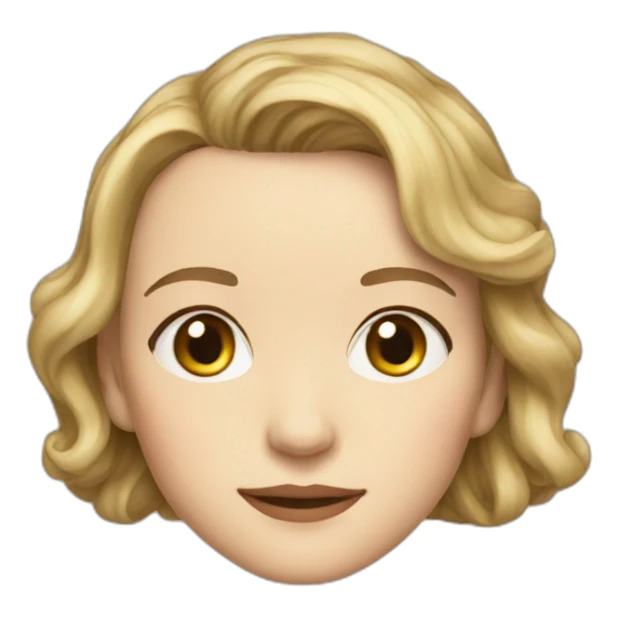 Carey Mulligan head only no neck sticker