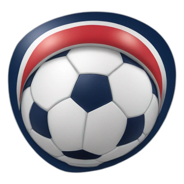au foot le logo du PSG realiste sticker