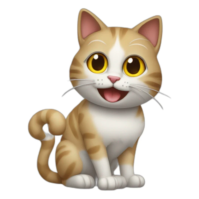 cat holding a sign with the inscription “Safina” sticker