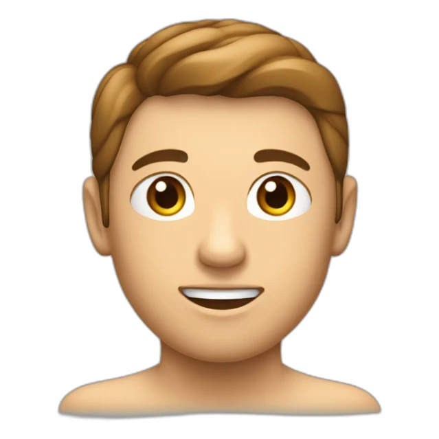 brauner Junge der seinen Kopf im Schwimmbecken verletzt hat sticker