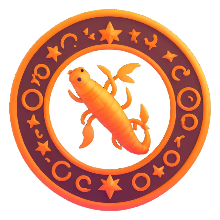 "A minimalistic glowing zodiac symbol ♓, centered on a dark cosmic background, symbol color #00d9ff, clean design, modern and luminous" sticker