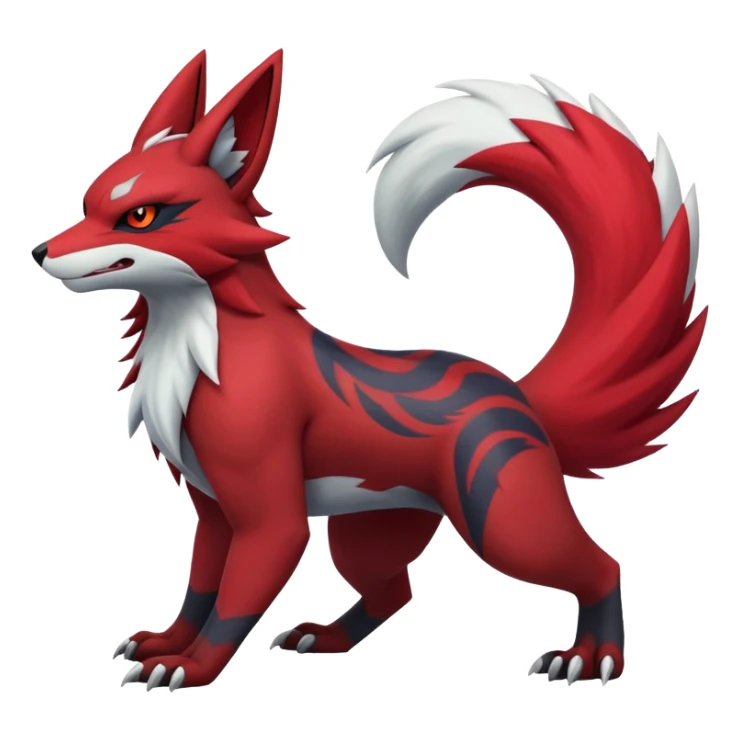 Zoroark-Zangoose-Litten-hybrid-creature sticker