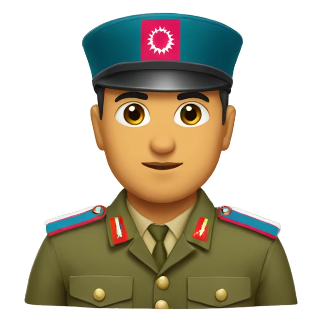 Azerbaijan soldier rank emoji  sticker