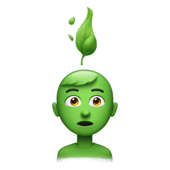 green-smelling person who follows him sticker