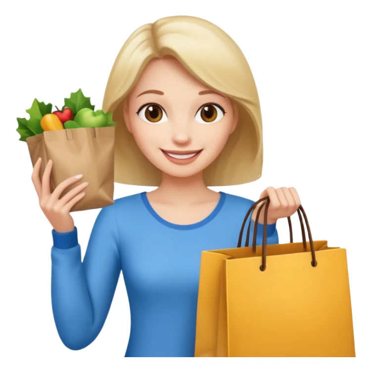 woman looking clothes sticker