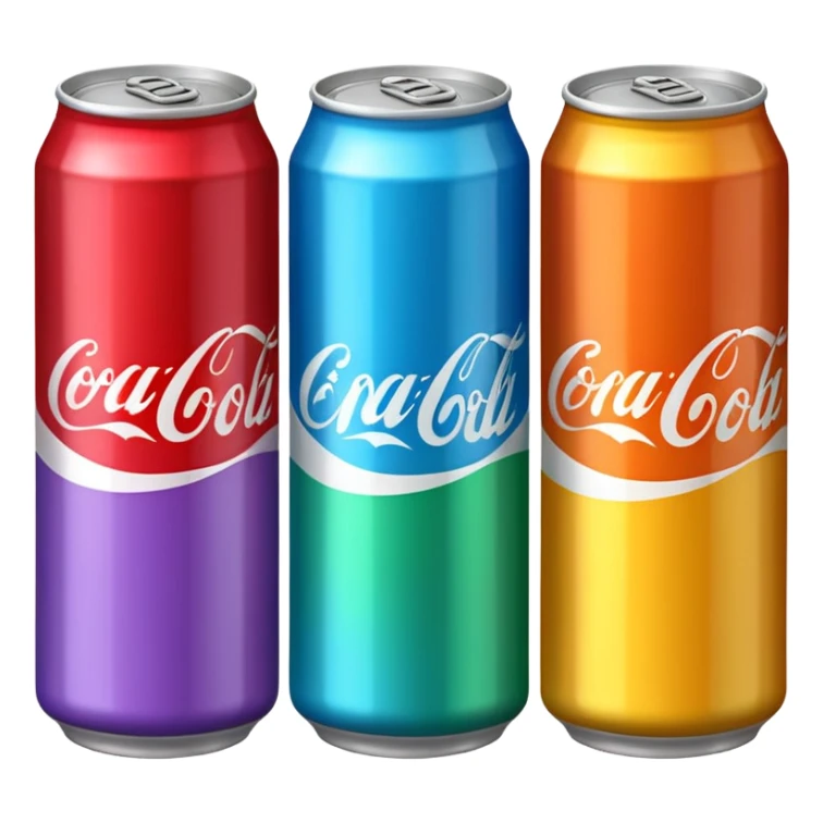 5 cans of aesthetic soda sticker