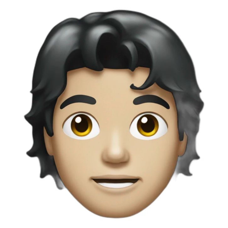 Michael jackson　face sticker