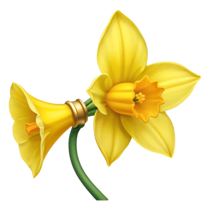daffodil sticker