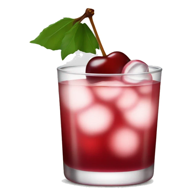 cherry cocktail sticker