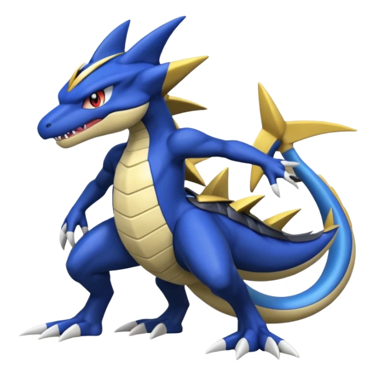 Inteleon-Samurott-Greninja-Garchomp-dusin-fusion (full body) sticker