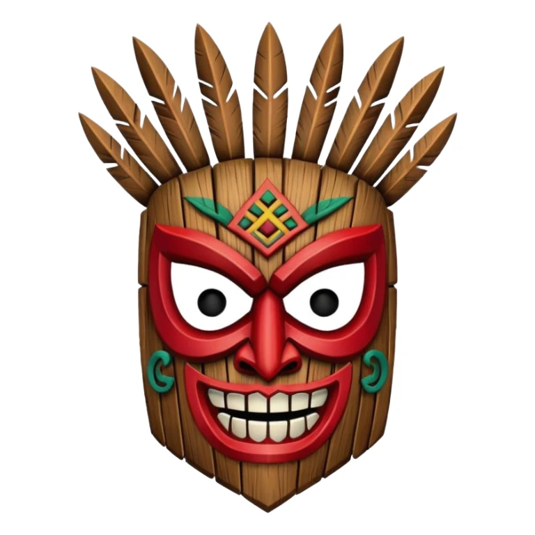 Crash bandicoot Aku aku mask sticker