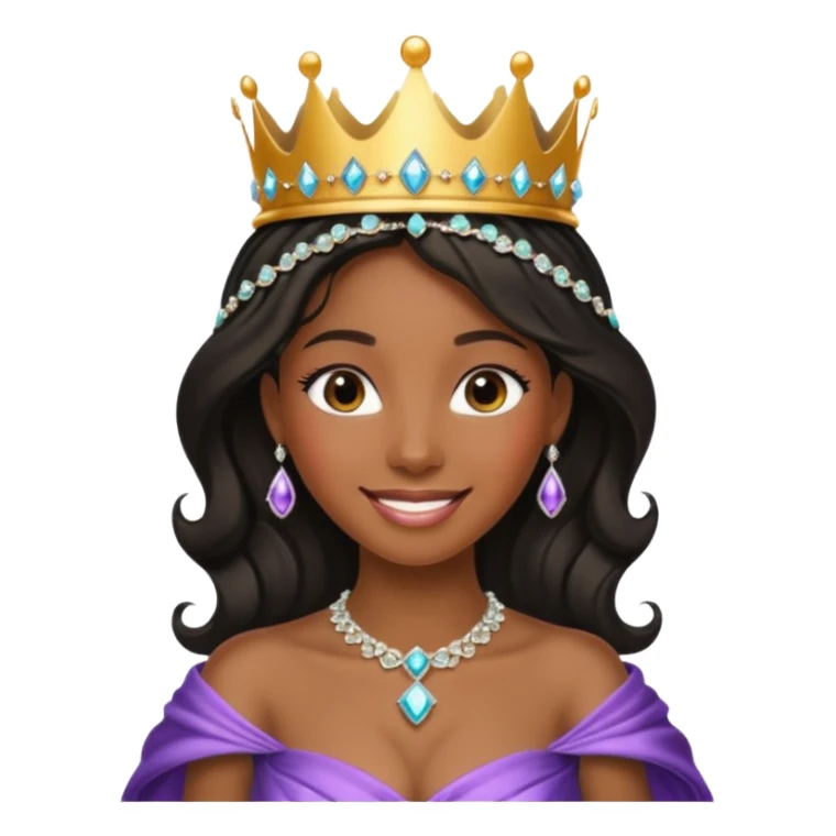 princesa negra sticker