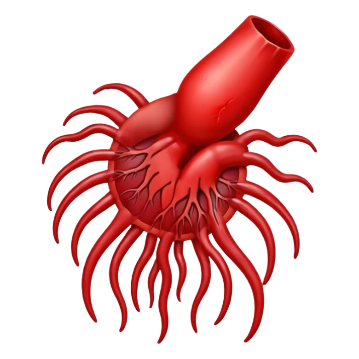 Plz make a Blood perfect image in human body parts sticker