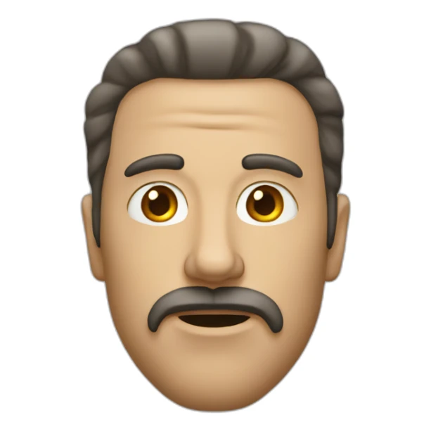 Homme à grand nez sticker