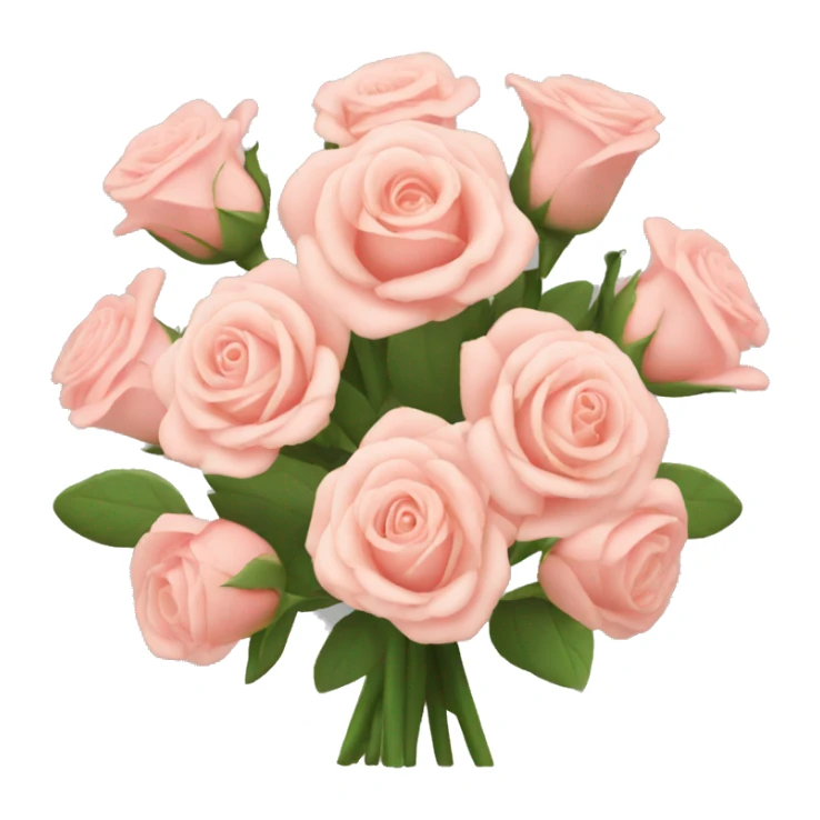 bouquet of spray roses sticker