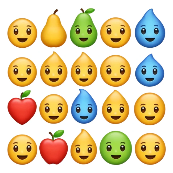 Mixe des emoji 🤷🏼7️⃣6️⃣ sticker