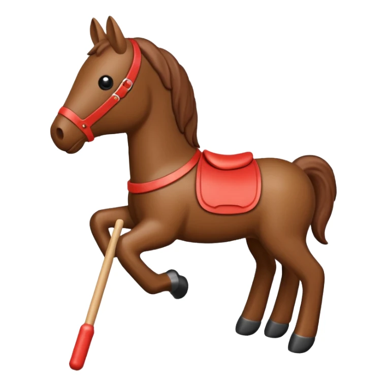 horse stick toy sticker