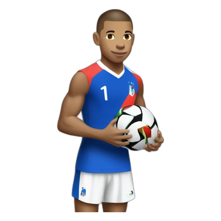 Kylian mbappe, france, world cup, buff sticker