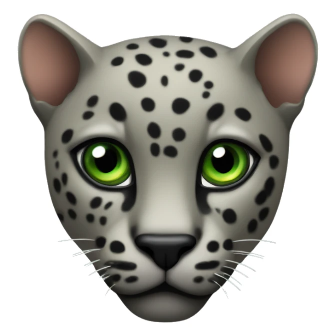 Animal pantera negra con ojos verdes sticker