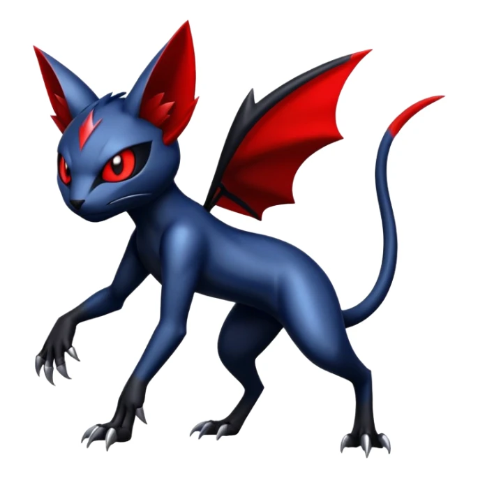 Shiny Dark Exotic Bisharp-Darkrai-Torracat-Scizor-Hybrid-Creature sticker