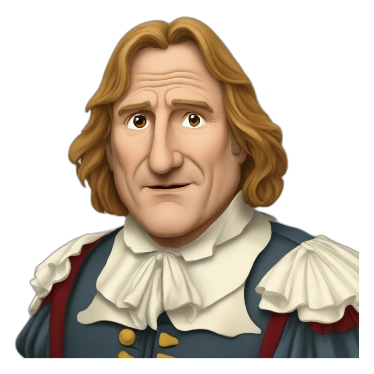 Gerard depardieu en cyrano de bergerac sticker