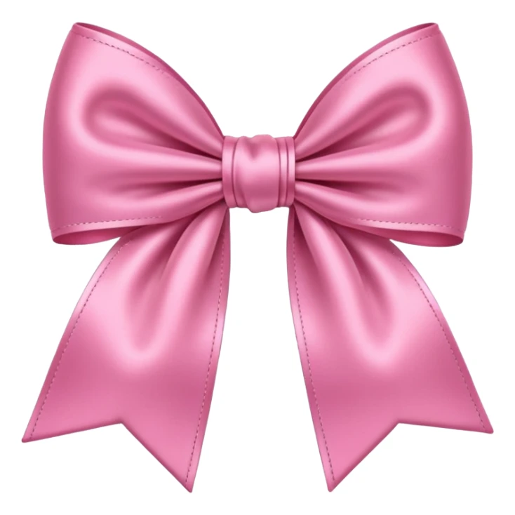 pink bow sticker