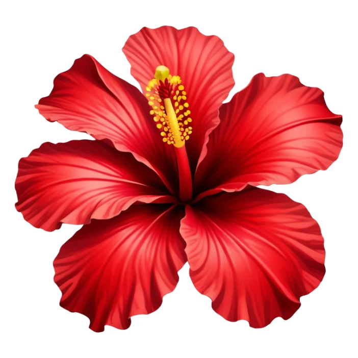 Hibiscus flower sticker