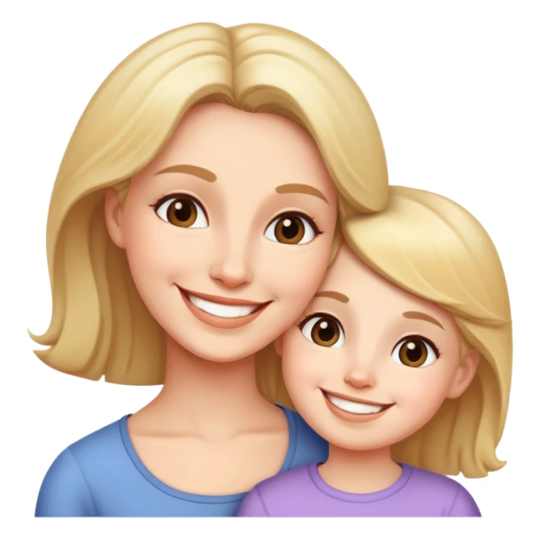 Mother and daughter  sticker