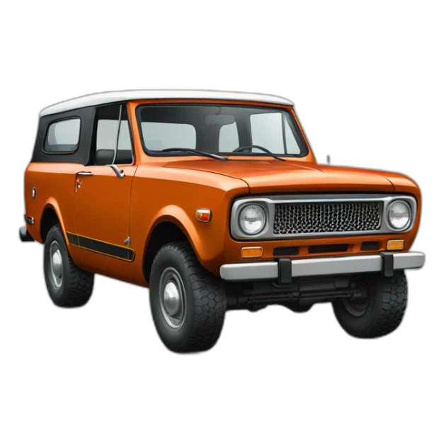 International harvester scout sticker
