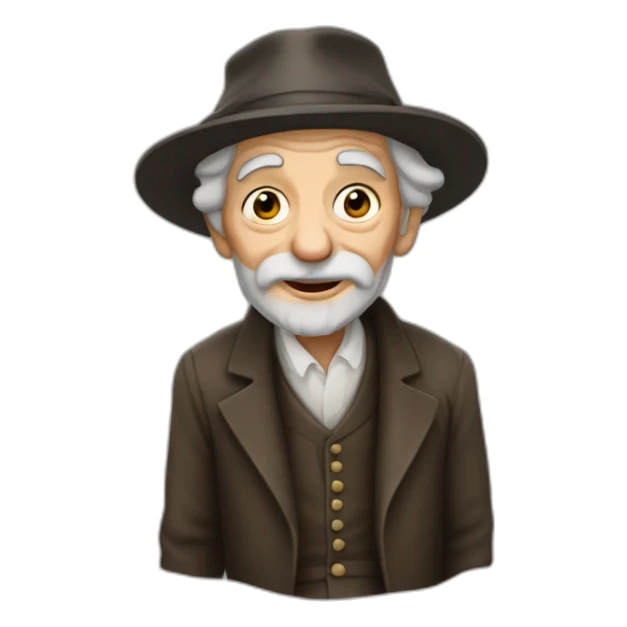 old jew with tubeteika sticker