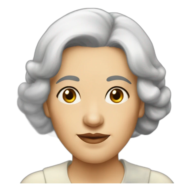 agniya barto old Russian woman writer with black hair sticker