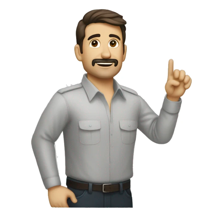 alvaro delgado que diga "Palo y palo" sticker