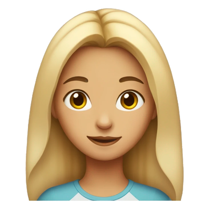 girl with the face of a cat sticker