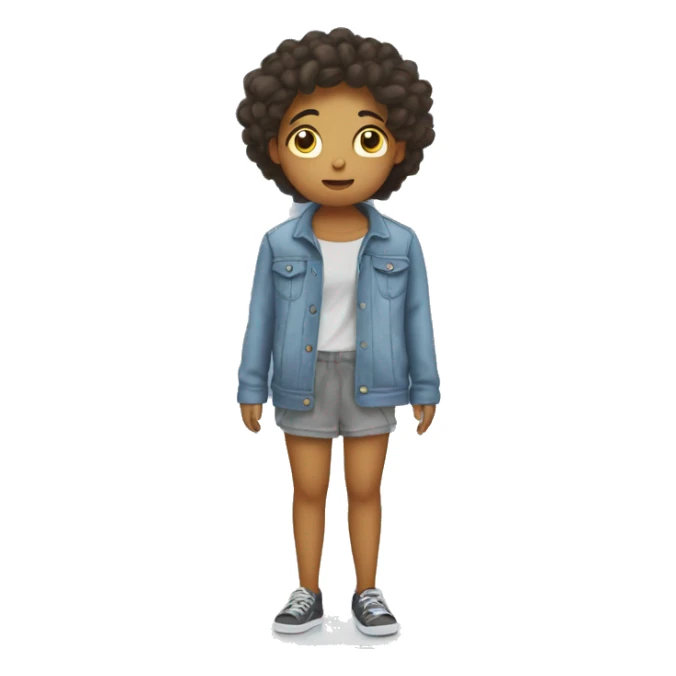 girl trying clothes in front of mirror that is sad sticker